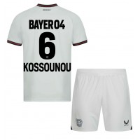 Bayer Leverkusen Odilon Kossounou #6 Replica Away Minikit 2023-24 Short Sleeve (+ pants)